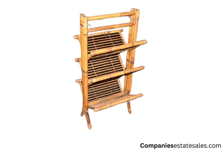 Bamboo Magazine Rack