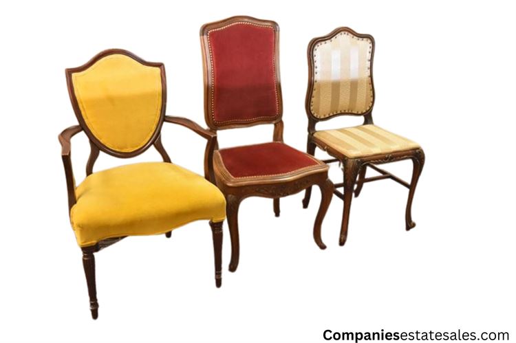 Three (3) Upholstery Chairs