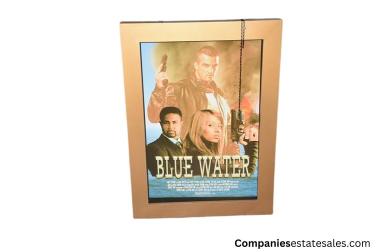 Blue Water Movie Poster Frame