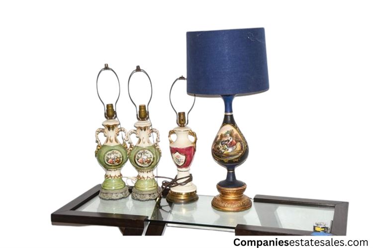 Four (4) Table Lamps