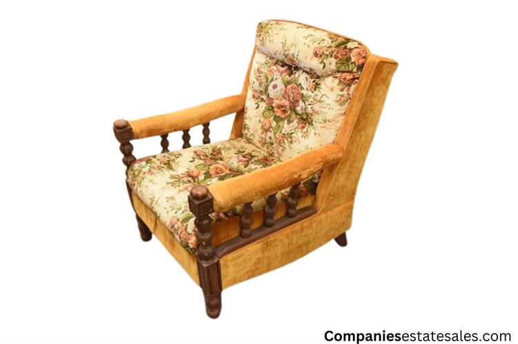 Floral Patterned Armchair