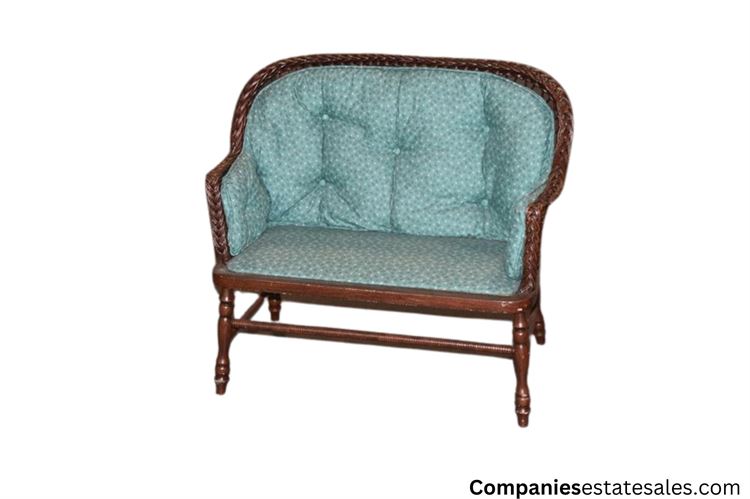 Wicker Settee