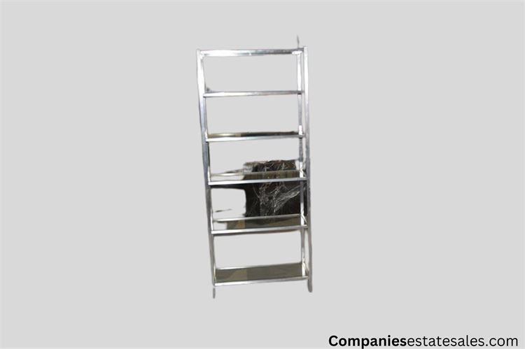 Polished Aluminum Etagere