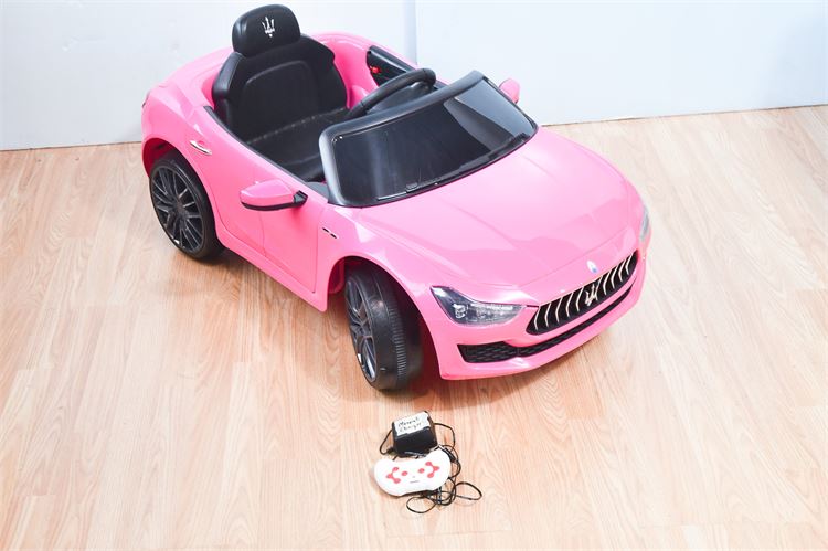 Best Ride On Cars Maserati Ghibli,  Ride On Toy, Pink, Large with Remote