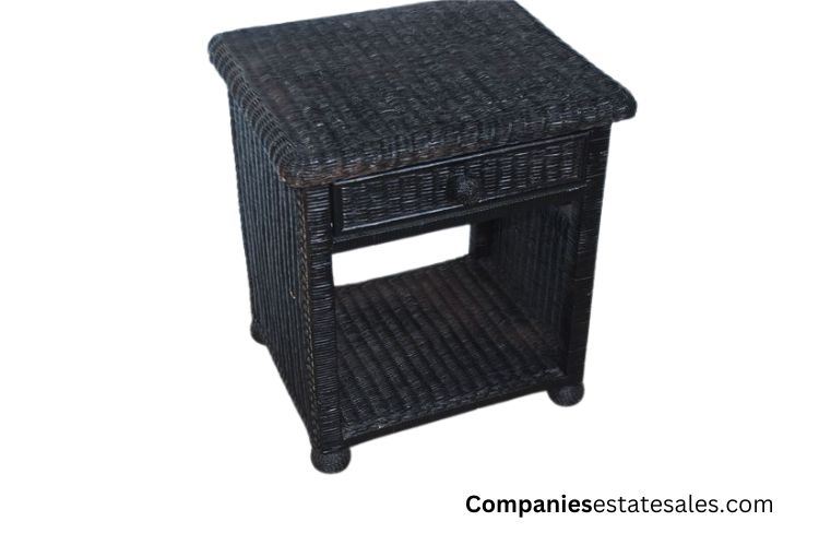 Rattan Side Table