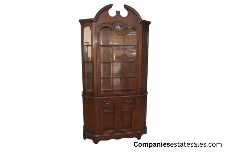 Antique Federal Style  China Display Cabinet