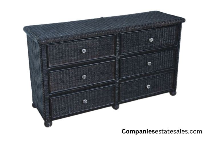 Classic Wicker Dresser