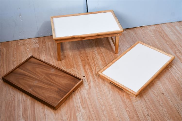 Three Folding Serving Tables