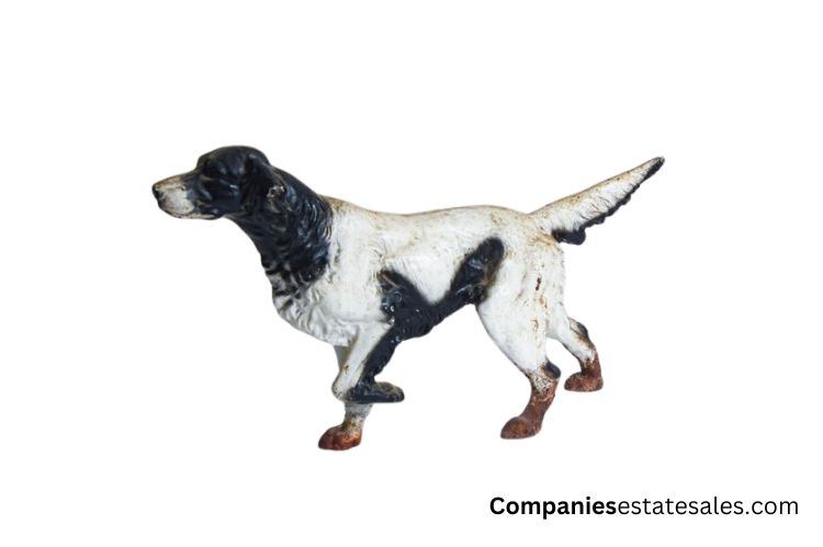 Antique Hubley English Setter Dog Door Stop