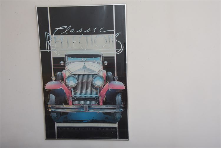 Vintage poster by Mr Joel Lewis Classic Rolls Royce Classic Reflections 1978