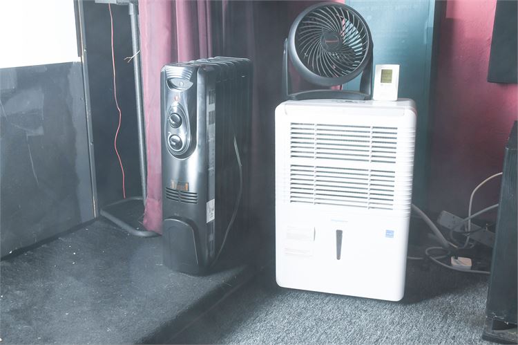 Keystone Dehumidifier, Honeywell Fan, Utilitech Heater