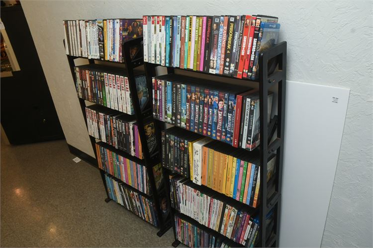 DVDs and Rack