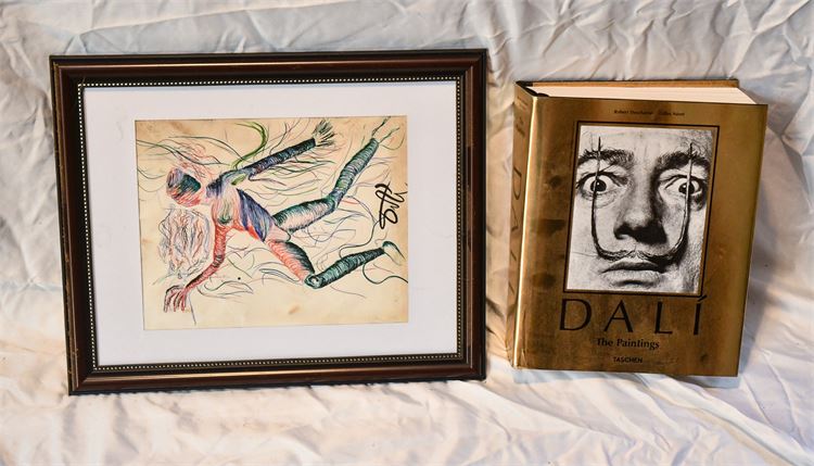 Salvador Dali Print and Paintings of Salvador Dali Book