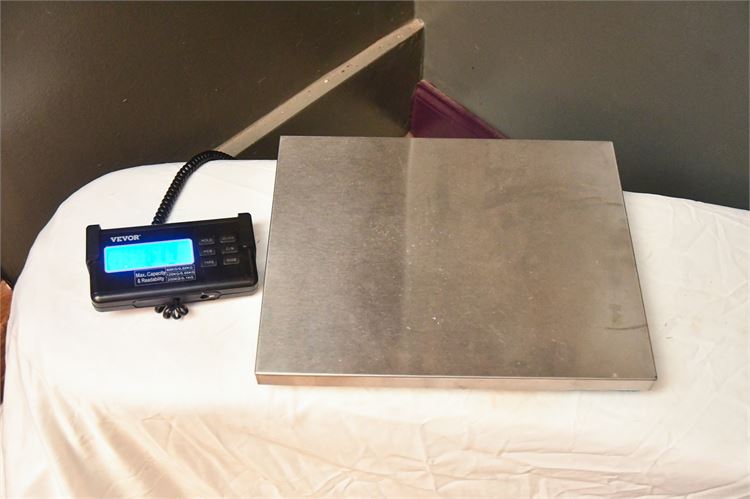 Digital Scale With a Stainless Steel Platform