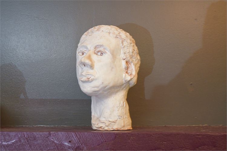 Head of a Man Sculpture