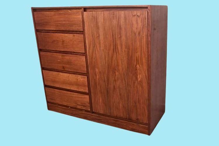 Danish Teak Mid Century Gentleman's Chest