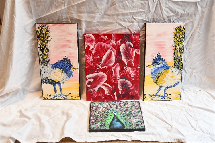 Four (4) Paintings