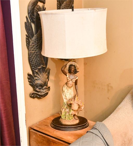 Vintage Figural Lamp