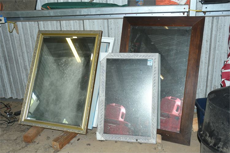 Three (3) Framed Mirrors