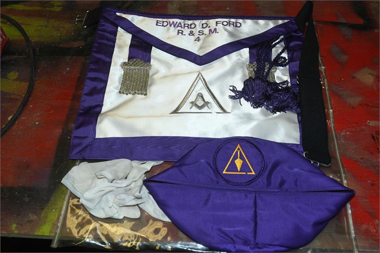 Masonic Apron and Cap