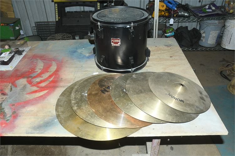 Black Drum and Several Cymbals