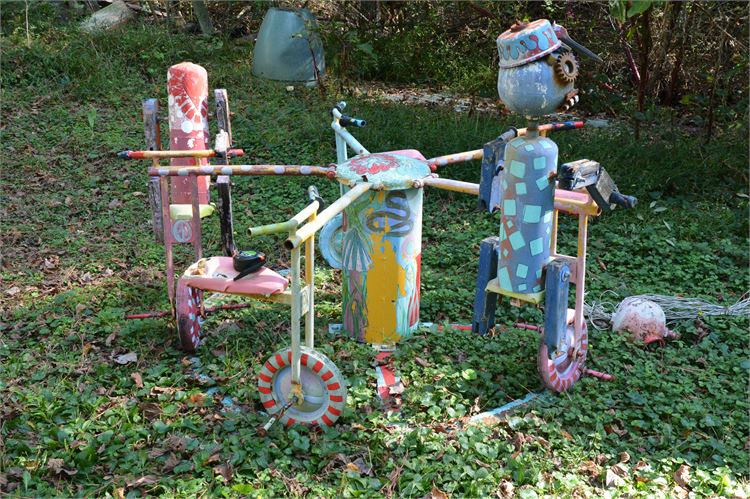 Yard Art Installation