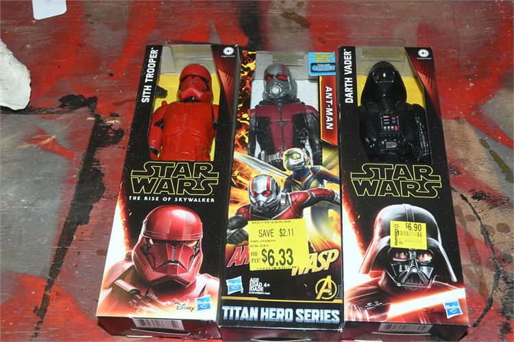 Three (3) Star Wars Action Figures