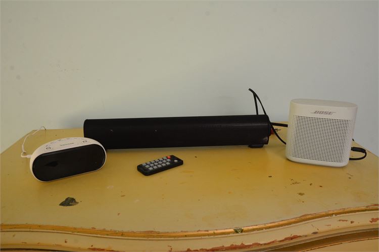 Three (3) Soundbar, Speaker and Remote