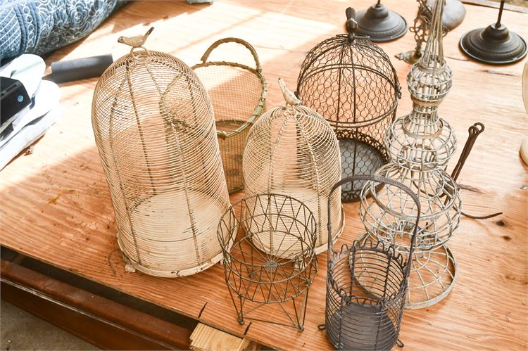 Group Lot Bird Cages & Baskets