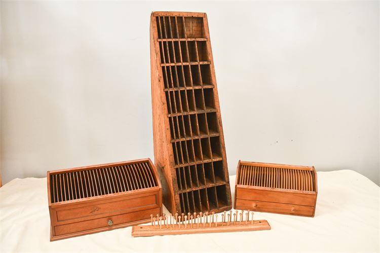 Wooden Boxes and Slot Files