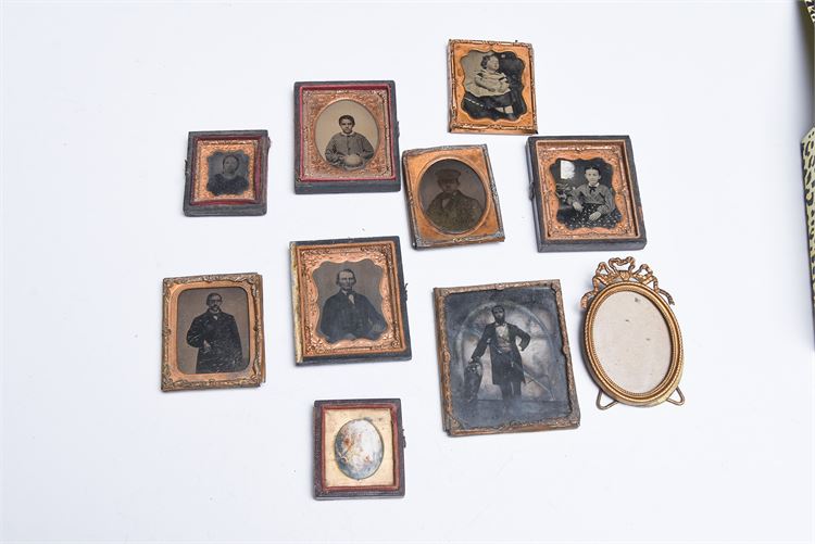 Daguerreotypes and Small Dresser Top Frame