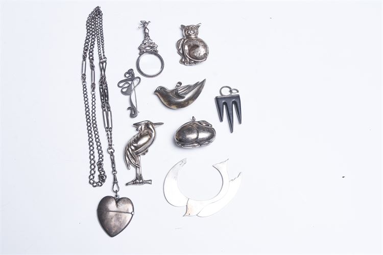 Sterling Silver Jewelry and Objects