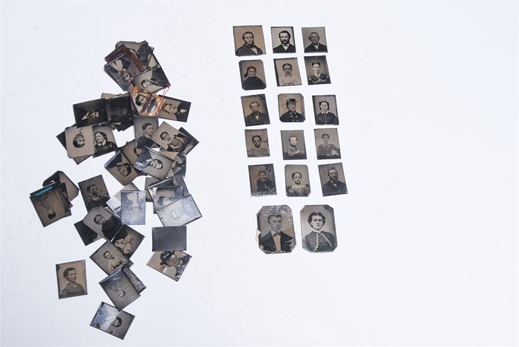 50+ Locket Size Tin Types