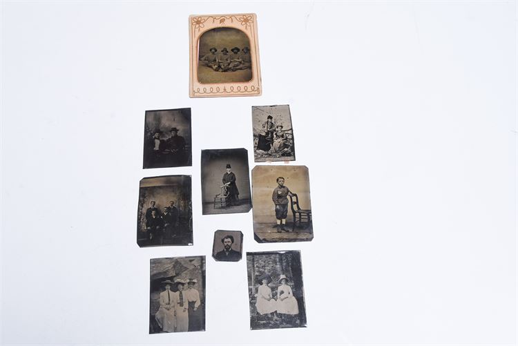 Group Interesting Tin Types