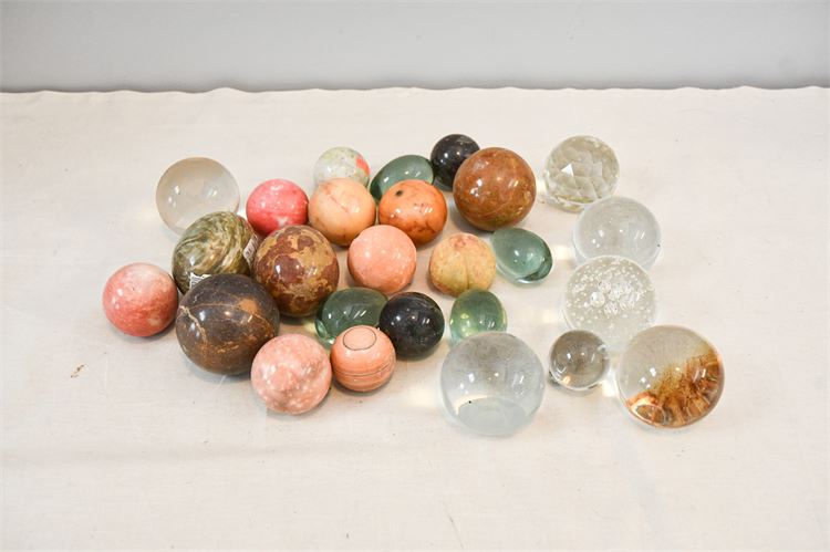 Group Lot Stone Spheres