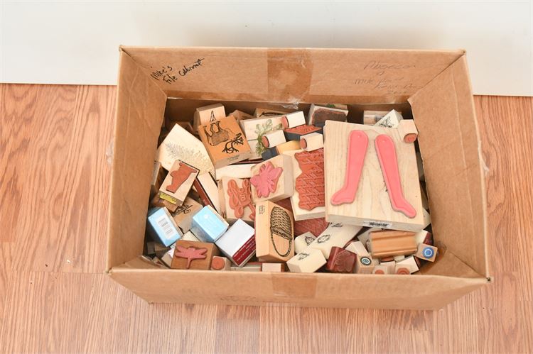 Box of Wooden Stamps