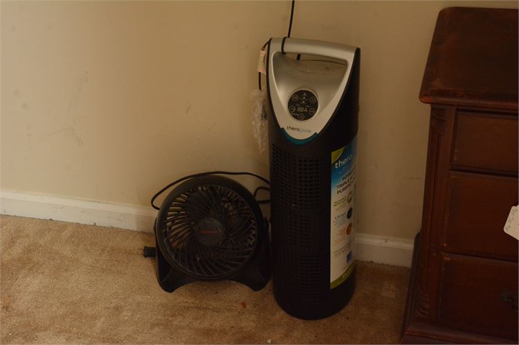 Electric Fan and Tower Air Purifier