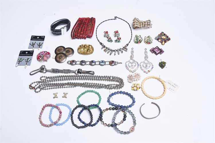 Group Costume Jewelry Various Makers