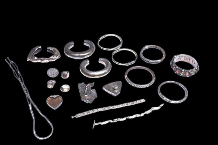 Group of Sterling and Silver Jewelry