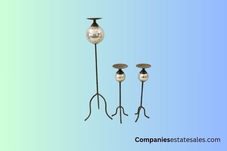 Three (3) Pier 1 Candlesticks