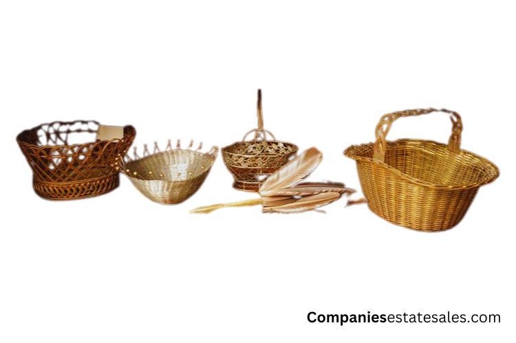 Five (5) Small Decorative Baskets