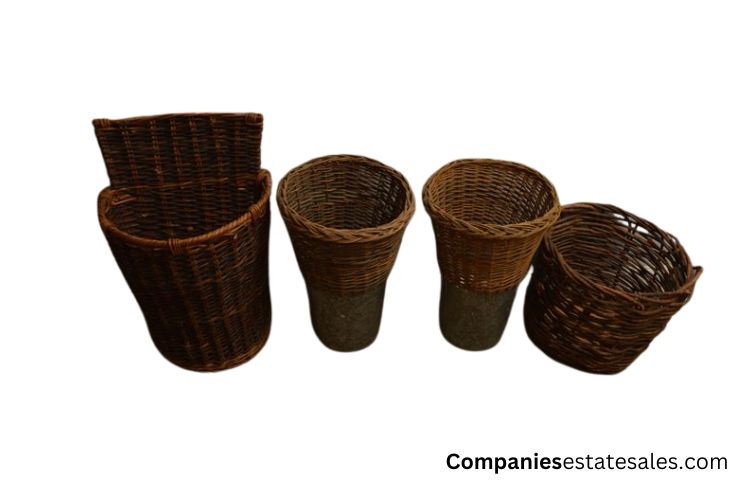 Four (4) Rattan Baskets