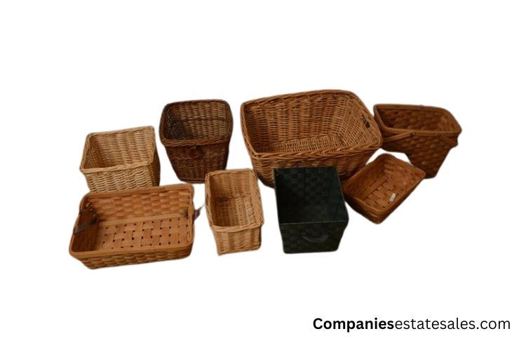 Eight (8) Several Woven Baskets