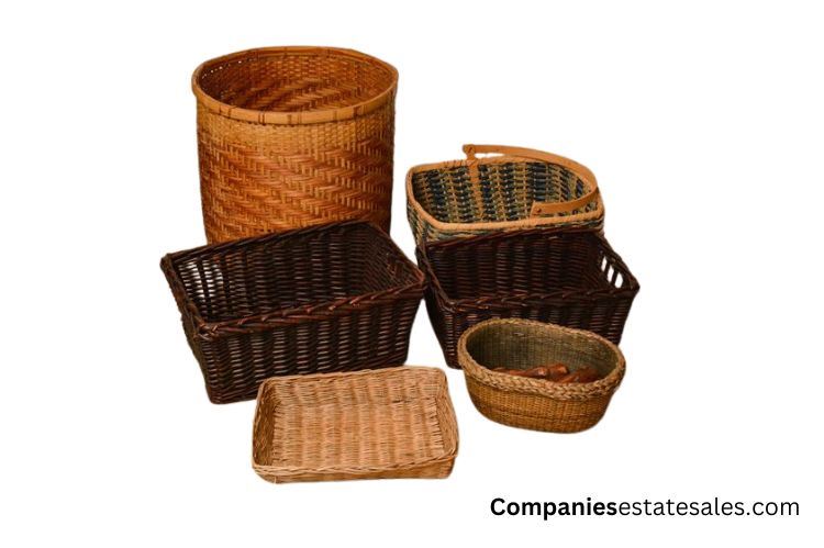 Six (6) Woven Baskets