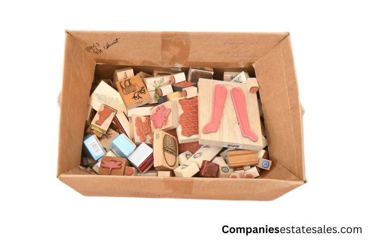 Box of Wooden Stamps