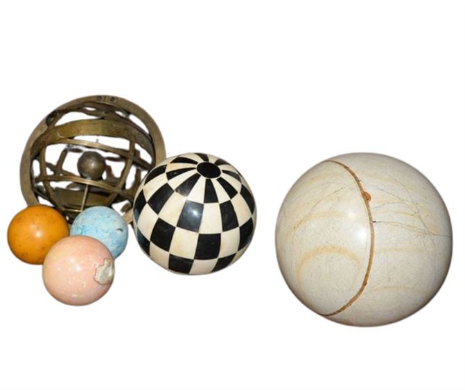 Six (6) Decorative Spheres