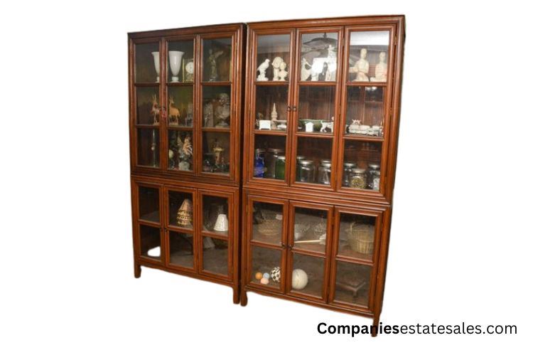 Two (2) Drexel Accolade Curio Cabinet