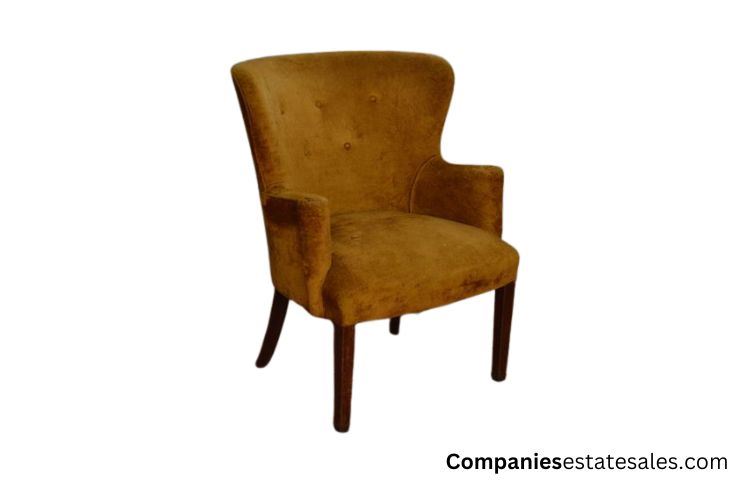 Yellow Wingback Chair