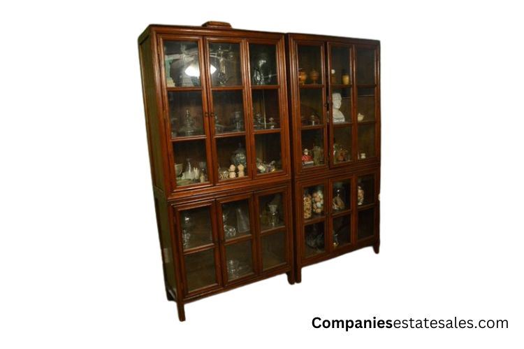 Two (2) Glass-Front China Cabinets