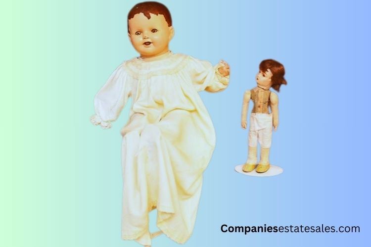 Two (2) Antique Composition Doll